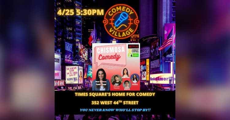 banner image for: Discover Chismosa Comedy: NYC's Hottest New Stand-Up Show by Paula J. Leon