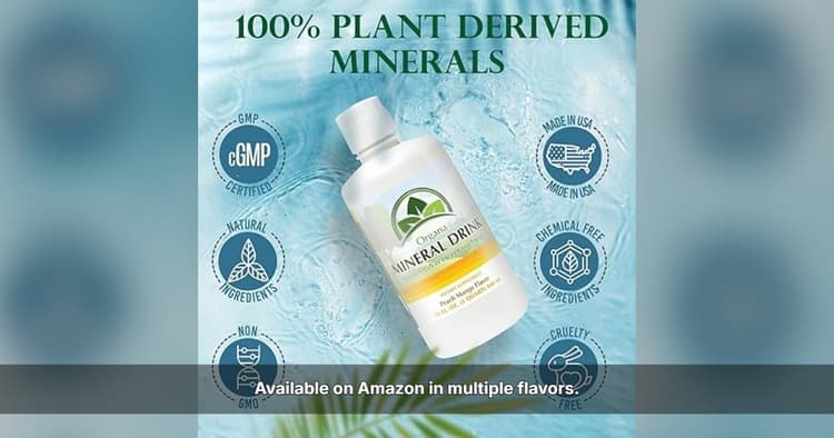 banner image for: ORGANA Highlights Mineral Drink Now Available on Amazon for U.S. Consumers