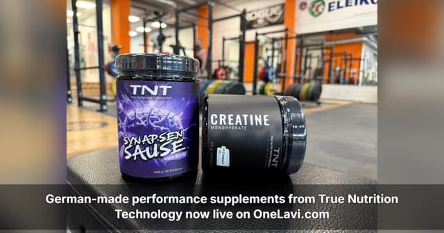 TNT Now Available on OneLavi With Creatine and Pre-Workout Supplements