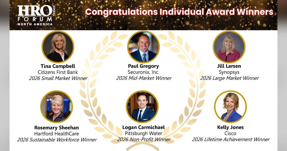 banner image for: HRO Today Announces 2026 CHRO Of The Year Award Winners