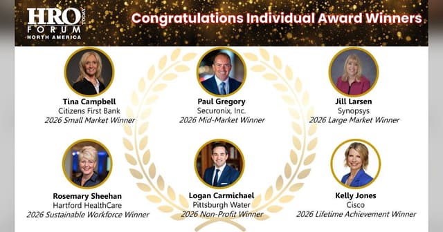 HRO Today Announces 2026 CHRO Of The Year Award Winners