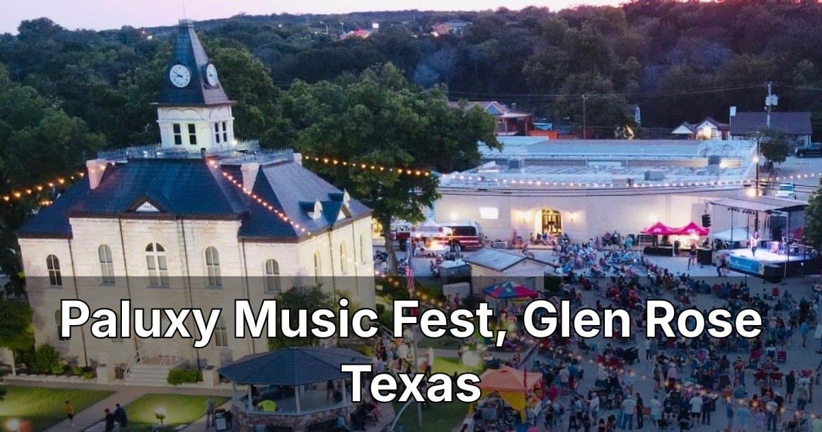 banner image for: Paluxy Music Fest Brings Three Days of Free Live Music to Glen Rose Memorial Day Weekend