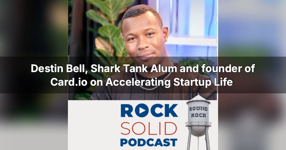 banner image for: From Homeless to Shark Tank: Destin Bell's Incredible Startup Story