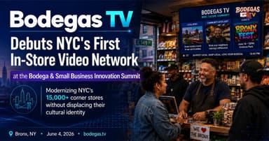 Bodegas TV Debuts NYC's First In-Store Video Network at Innovation Summit