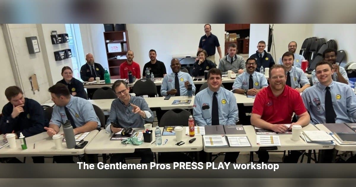 Service Excellence Showcases PRESS PLAY Learning Platform with Gentlemen Pros in Canada