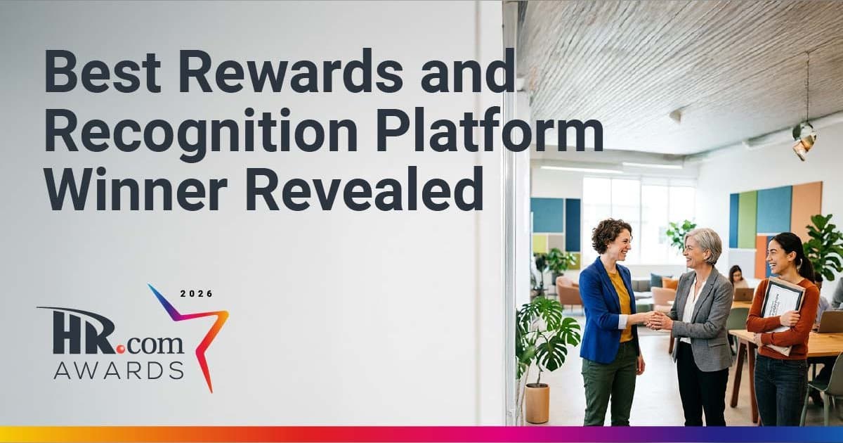 banner image for: HR.com Names Winner of the 2026 Best Rewards and Recognition Platform Award