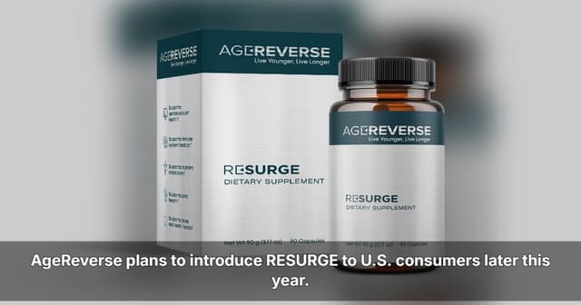 AgeReverse Plans U.S. Expansion With Focus on Longevity and Healthy Aging