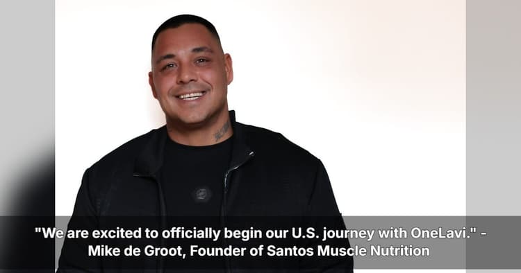 banner image for: Santos Muscle Nutrition Launches on OneLavi.com as U.S. Expansion Begins