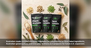 Green Choice Proteins to Introduce Australian-Grown Plant Nutrition Philosophy to U.S. Consumers