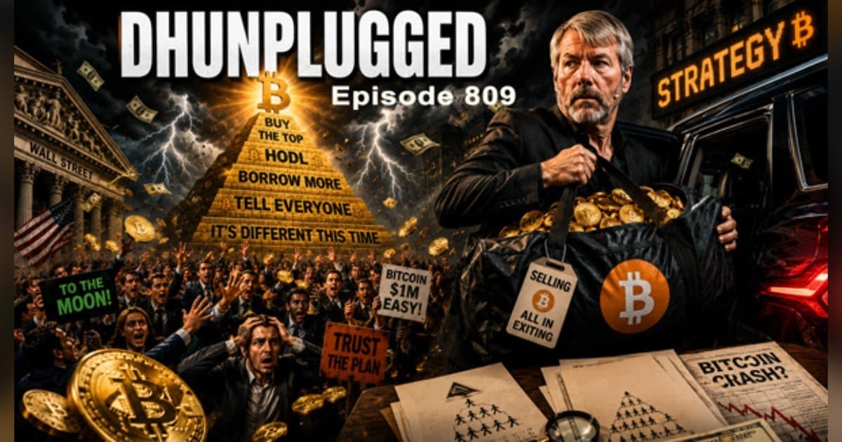banner image for: Michael Saylor Sells Bitcoin as Strategy Books $8.32B Paper Loss