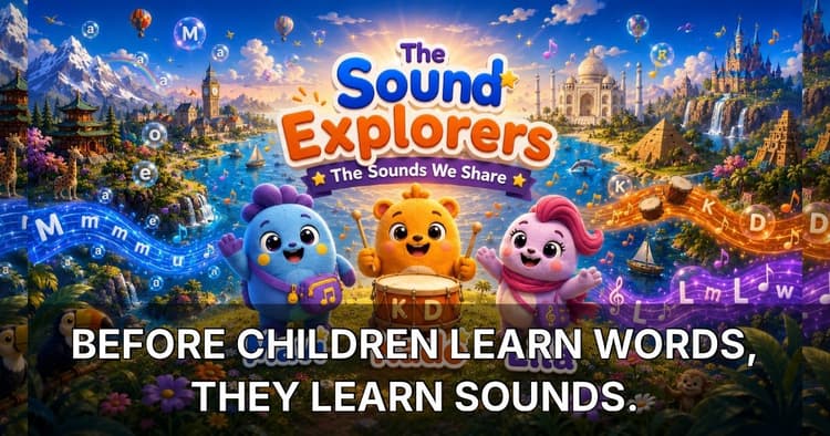 banner image for: The Sounds We Share Project Launches: The First Kids' Music Channel Where No Child Is a Foreigner