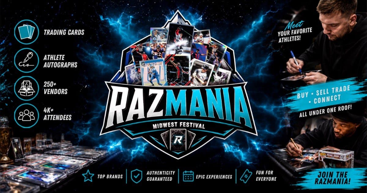 RazMania Midwest Festival to Bring 50+ Pro Athletes, Thousands of Sports & TCG Collectors & Hundreds of Vendors to Metro Detroit
