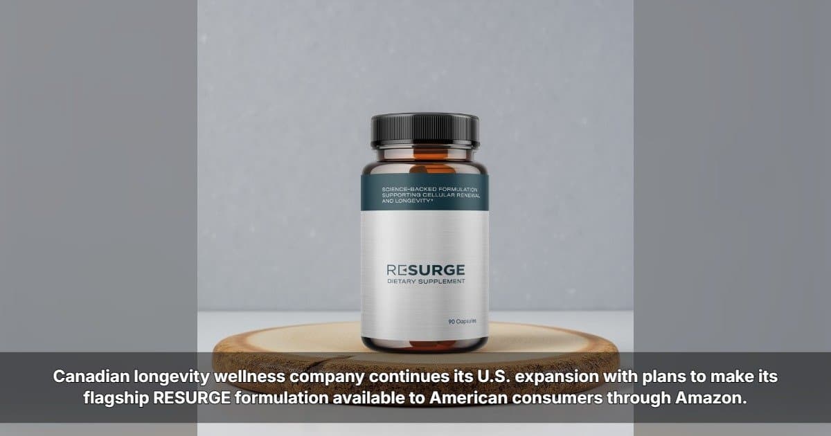 banner image for: AgeReverse Announces Upcoming Amazon Availability for RESURGE
