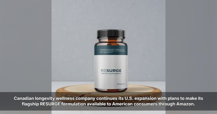 banner image for: AgeReverse Announces Upcoming Amazon Availability for RESURGE