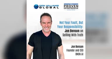 Jon Benson on Why Brave Truth-Telling Outsells Every Sales Trick