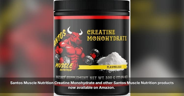 banner image for: Santos Muscle Nutrition Launches on Amazon in the United States