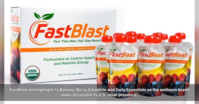 FastBlast to Showcase Whole-Food Nutrition Products at ECRM