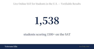 Veterans Edu Expands U.S. Time-Zone Live Online SAT Classes for Korean Students Abroad