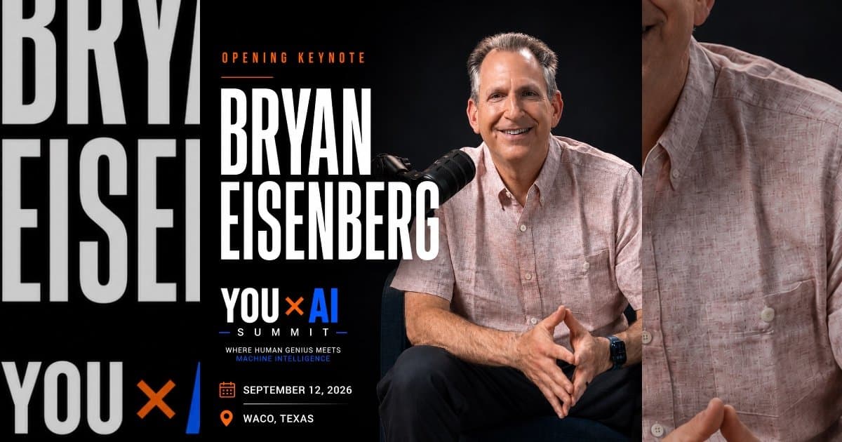 banner image for: Pioneering Marketer Bryan Eisenberg to Discuss AI's Impact on Customer Engagement at YOU x AI Summit