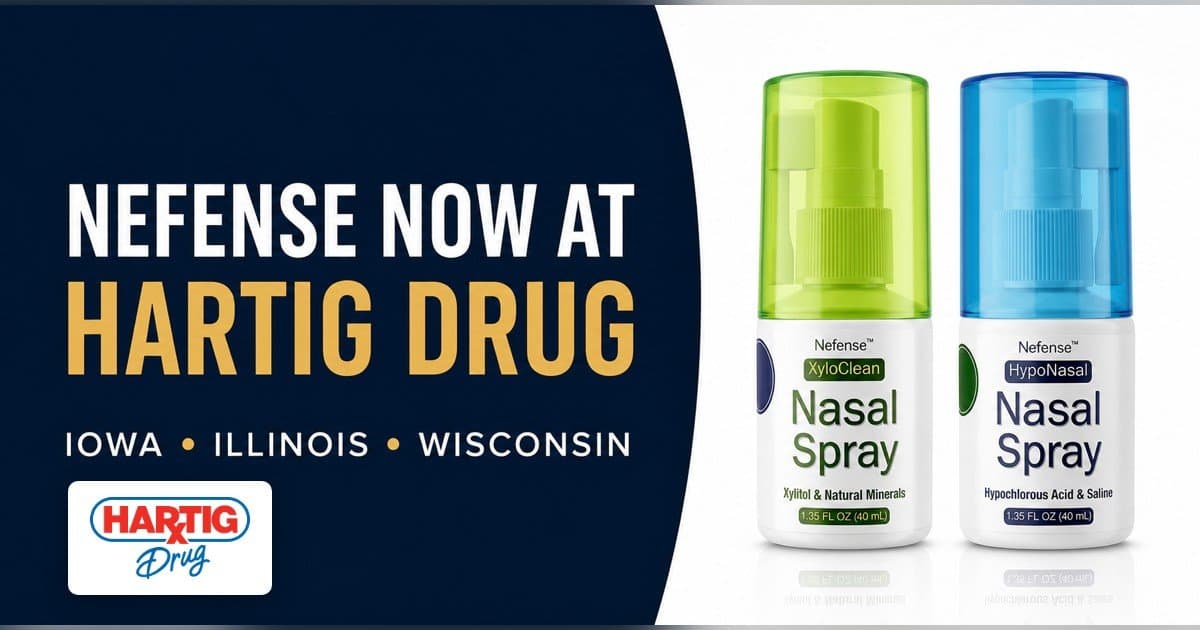 banner image for: Hartig Drug Adds Nefense Nasal Care Family