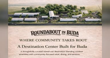 The Roundabout in Buda Marks Construction Milestone With Community Ground Breaking Ceremony