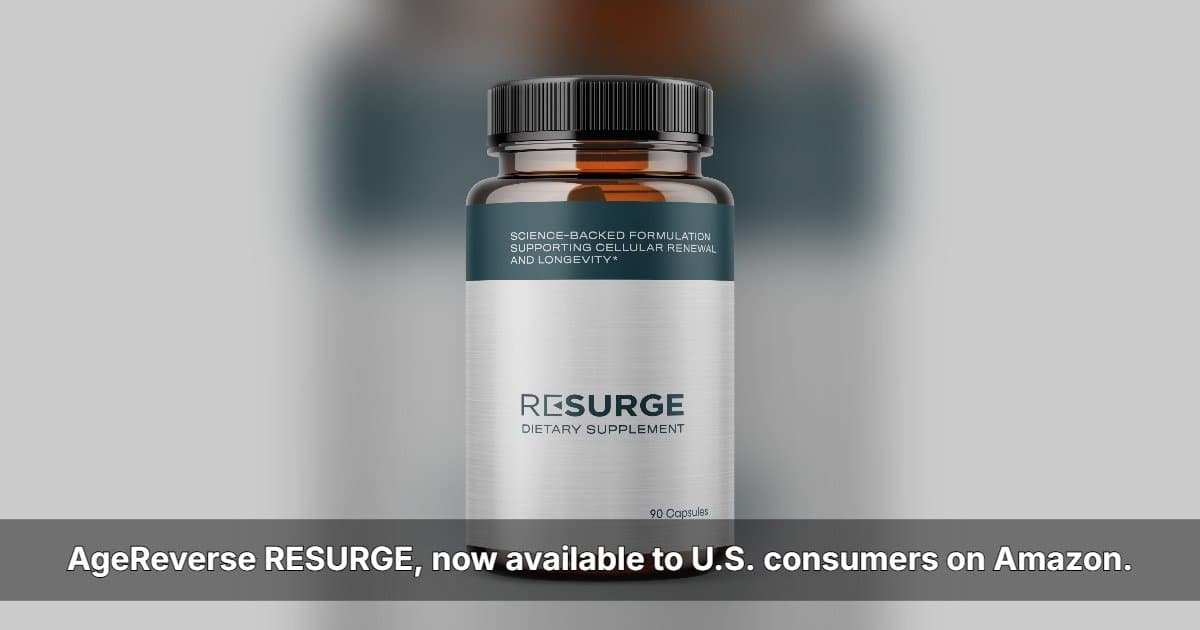 banner image for: AgeReverse to Showcase RESURGE at September ECRM Session