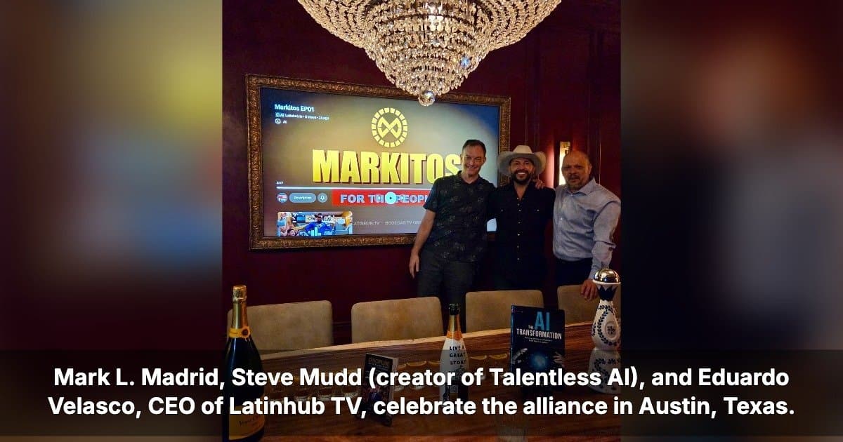 banner image for: Mark L. Madrid Partners with Latinhub TV to Launch AI-Powered 'Markitos'