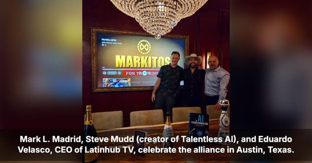 Mark L. Madrid Partners with Latinhub TV to Launch AI-Powered 'Markitos'