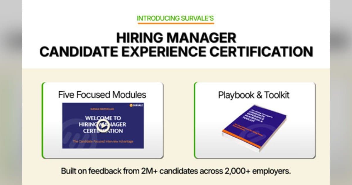 banner image for: Survale Unveils Data-Driven Hiring Manager Certification for Enhanced Candidate Experience