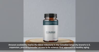 AgeReverse RESURGE Now Available to U.S. Consumers on Amazon