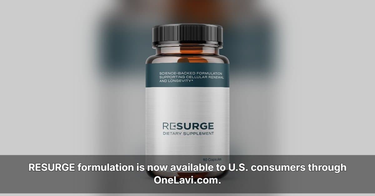 banner image for: AgeReverse RESURGE Now Available on OneLavi.com