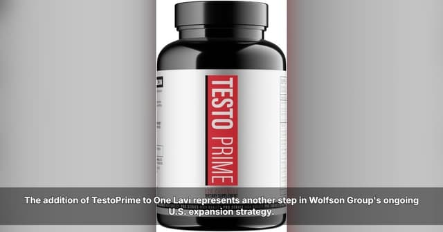 Wolfson Group Brings Men's Wellness Brand TestoPrime to OneLavi