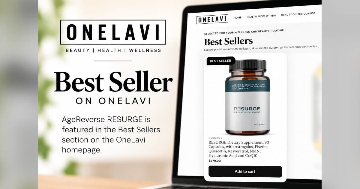 Longevity Brand RESURGE Featured Among One Lavi Best Sellers